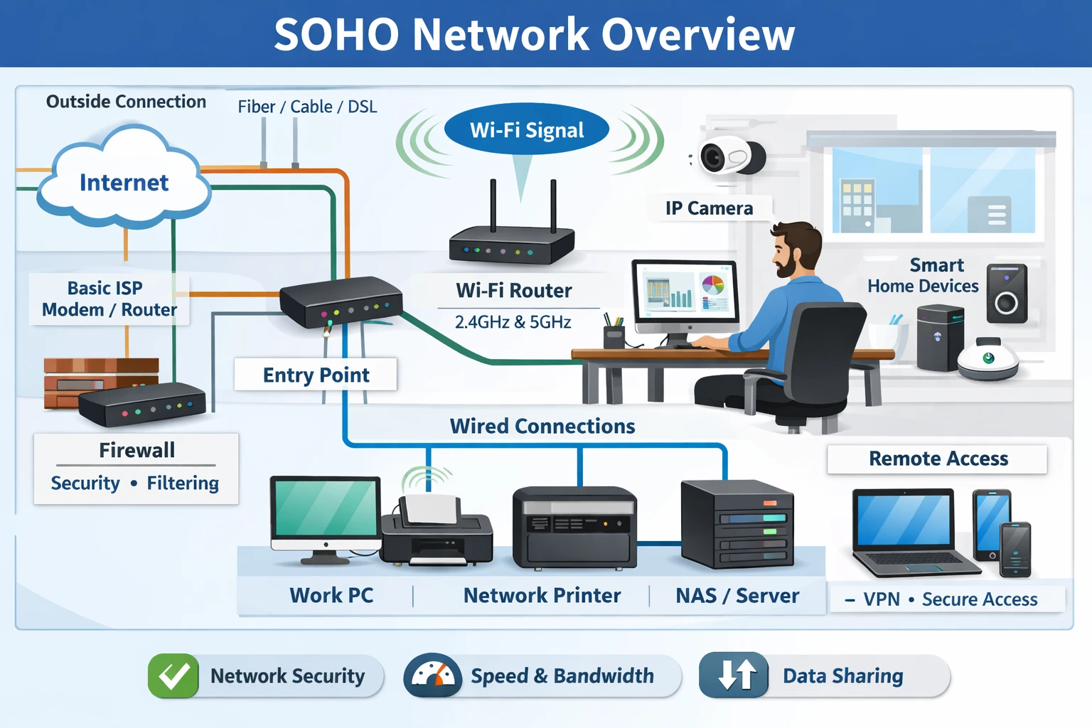The Silent Partner:  A Home Office Network That Just Works